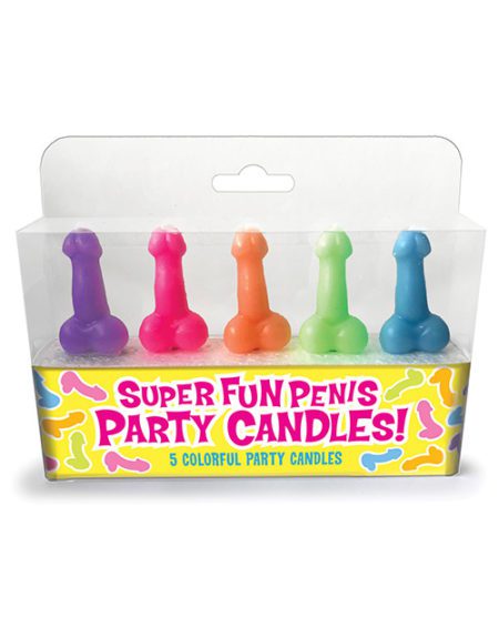 Super Fun Party Candles - Set Of 5 | XXXToyz-R-Us.com