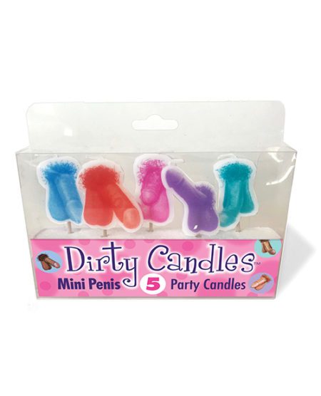 Mini Penis Dirty Candle Set - Set Of 5 | XXXToyz-R-Us.com