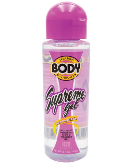 Body Action Supreme Water Based Gel - 4.8 Oz Bottle | XXXToyz-R-Us.com