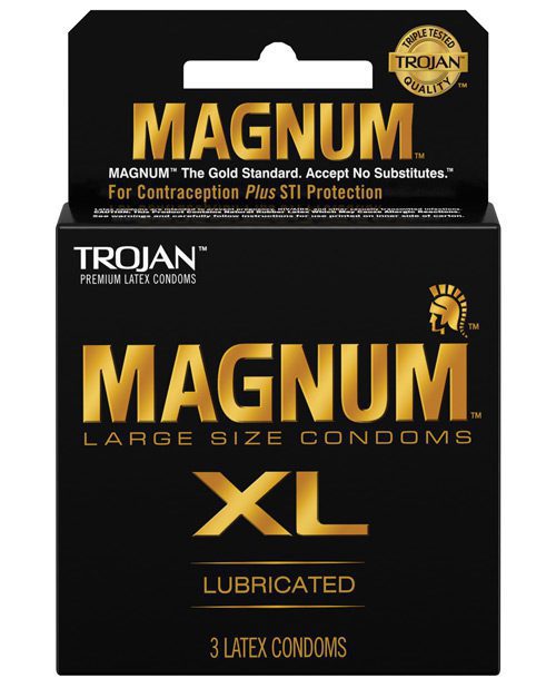 Trojan Magnum Xl - Pack Of 3 | XXXToyz-R-Us.com