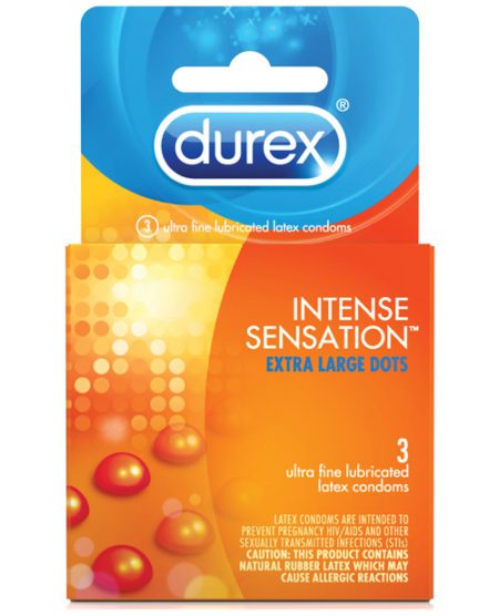 Durex Intense Sensation Condom - Box Of 3 | XXXToyz-R-Us.com