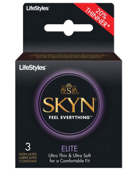 Lifestyles Skyn Elite - Pack Of 3 | XXXToyz-R-Us.com