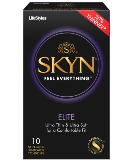 Lifestyles Skyn Elite Ultra Thin Condoms - Pack Of 10 | XXXToyz-R-Us.com
