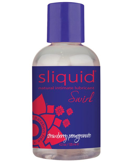 Sliquid Naturals Swirl Lubricant - 4.2 Oz Strawberry Pomegranate | XXXToyz-R-Us.com