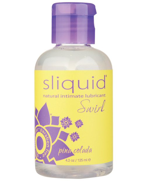 Sliquid Naturals Swirl Lubricant - 4.2 Oz Pina Colada | XXXToyz-R-Us.com