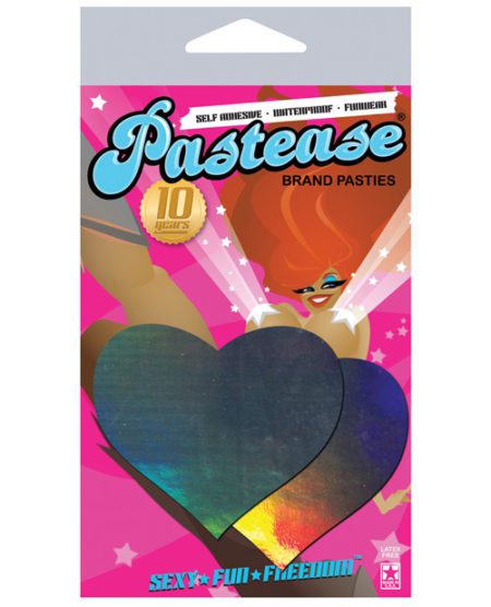 Pastease Premium Hologram Heart - Silver O/s | XXXToyz-R-Us.com