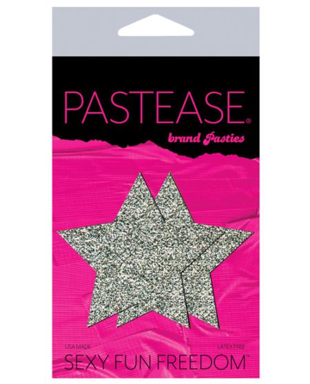 Pastease Premium Glitter Star - Silver O/s