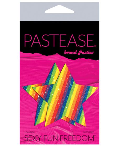 Pastease Premium Glitter Star - Rainbow O/s