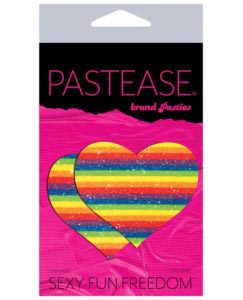 Pastease Premium Glitter Heart -rainbow O/s