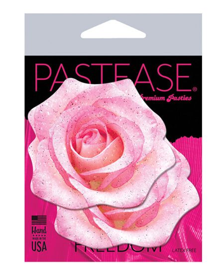 Pastease Premium Glitter Velvet Blooming Rose - Pink O/s