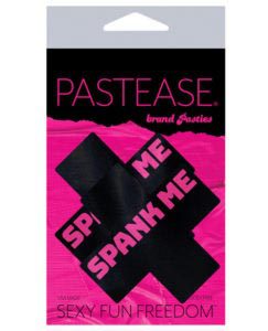 Pastease Premium Spank Me Plus - Black/pink O/s