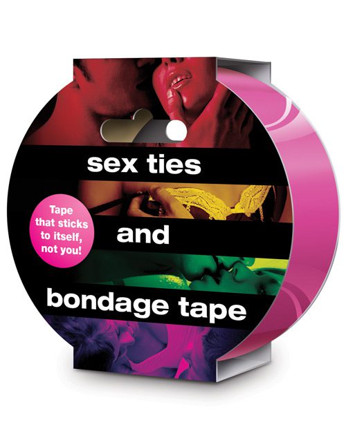 Sex Ties & Bondage Tape - Hot Pink | XXXToyz-R-Us.com