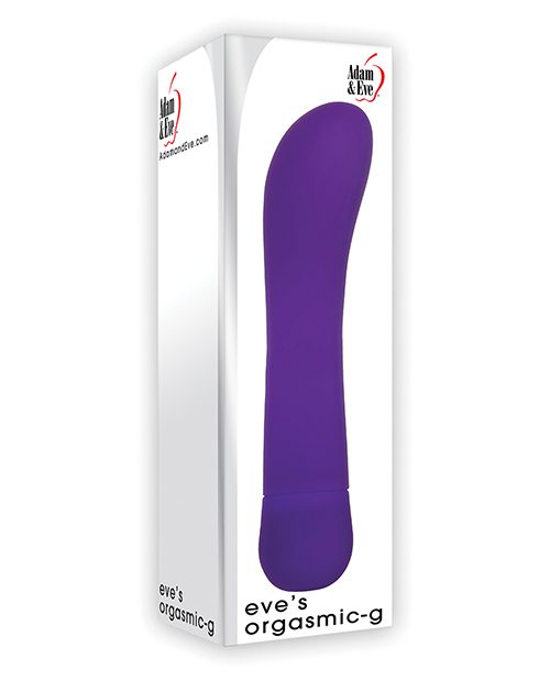 Adam & Eve Eve's Orgasmic G Silicone Vibrator - Purple | XXXToyz-R-Us.com