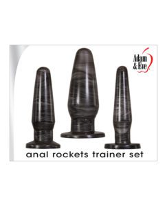 Adam & Eve Anal Rockets Trainer Set - Grey