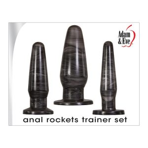 Adam & Eve Anal Rockets Trainer Set - Grey