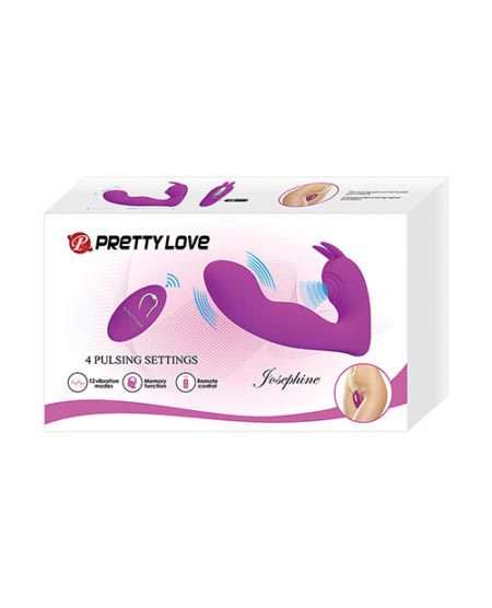 Pretty Love Josephine Wearable Vibrating Bunny - Fuchsia | XXXToyz-R-Us.com