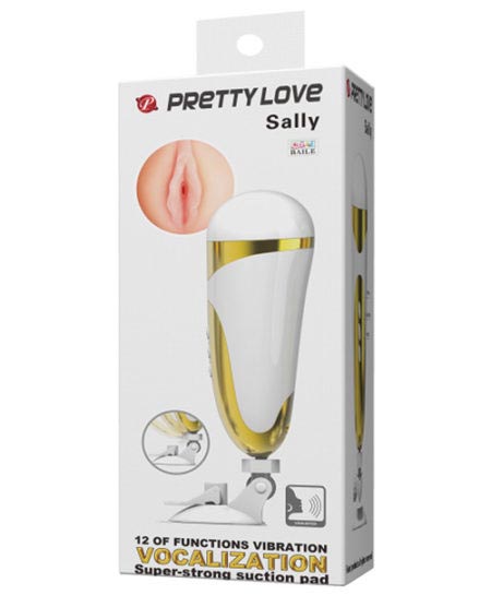 Pretty Love Sally Stroker - 12 Function White/gold | XXXToyz-R-Us.com