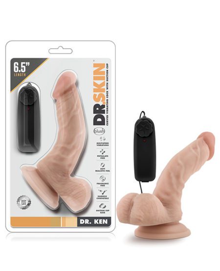 Blush Dr. Skin Dr. Ken 6.5" Cock W/suction Cup - Vanilla | XXXToyz-R-Us.com