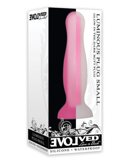 Evolved Luminous Plug Small - Pink | XXXToyz-R-Us.com