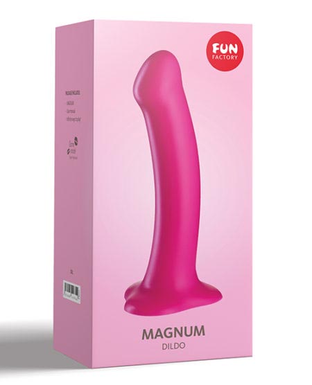 Fun Factory Magnum 7" Silicone Dildo - Blackberry