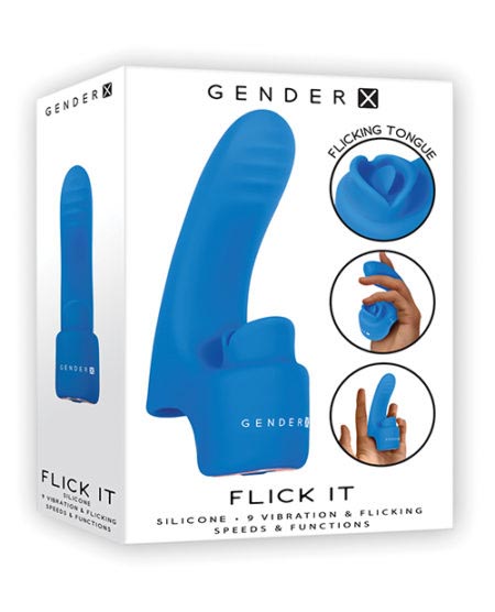 Gender X Flick It - Blue | XXXToyz-R-Us.com