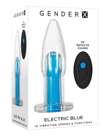 Gender X Electric Blue - Clear/blue | XXXToyz-R-Us.com
