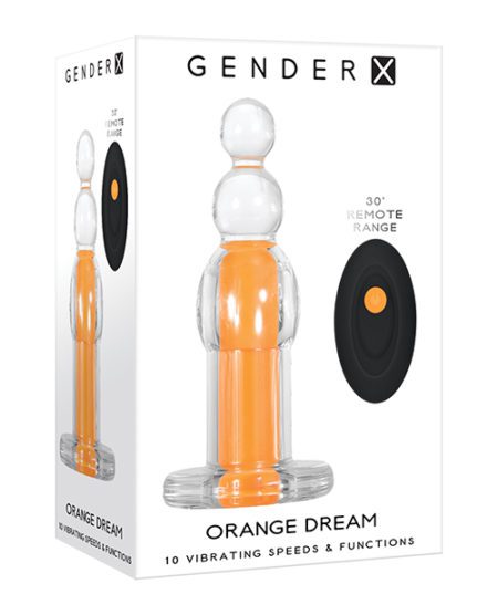 Gender X Orange Dream - Clear/orange | XXXToyz-R-Us.com