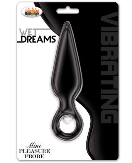 Wet Dreams Vibrating Mini Pleasure Probe - Black | XXXToyz-R-Us.com