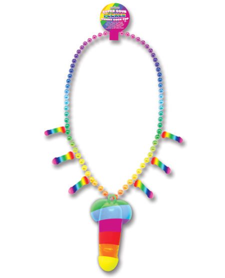 Rainbow Pecker Whistle Necklace | XXXToyz-R-Us.com