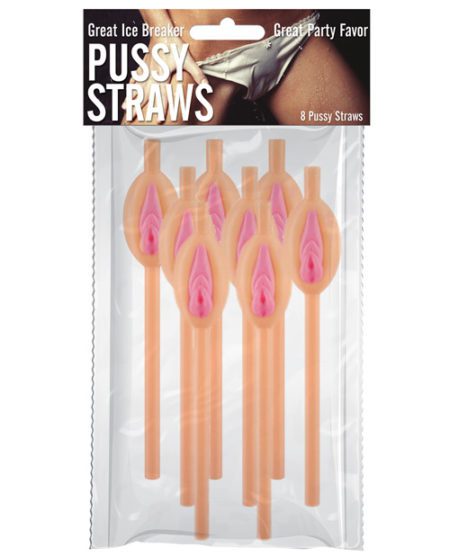 Pussy Straws - Pack Of 8 | XXXToyz-R-Us.com