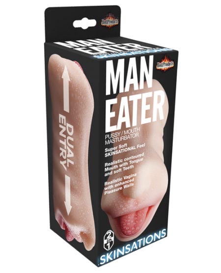 Skinsations Man Eater Pussy/mouth Masturbator | XXXToyz-R-Us.com