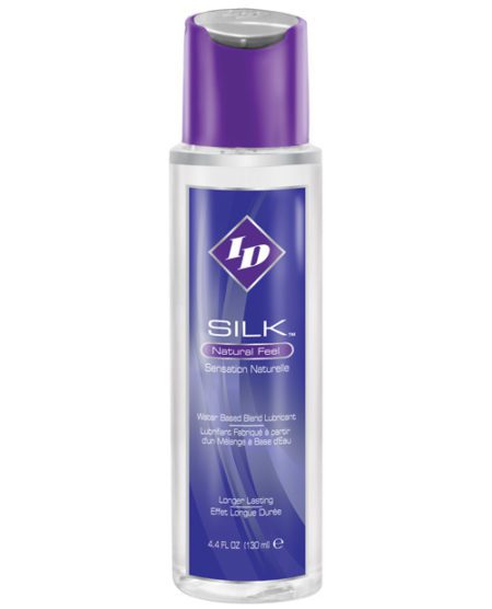 Id Silk Natural Feel Lubricant - 4.4 Oz Flip Cap Bottle