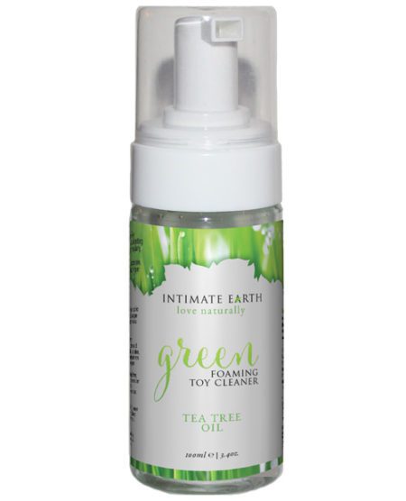 Intimate Earth Foaming Toy Cleaner - 100 Ml Green Tea Tree Oil