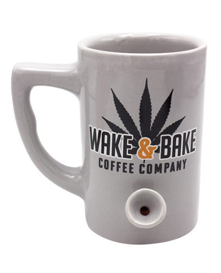 Wake & Bake Coffee Mug - 10 Oz Grey