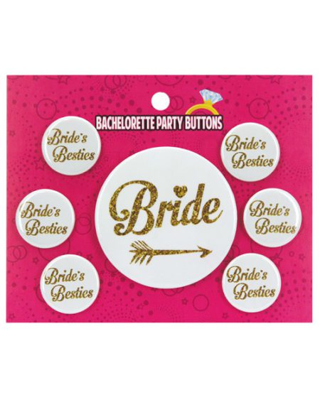 Bachelorette Party Button Bride/bride's Besties