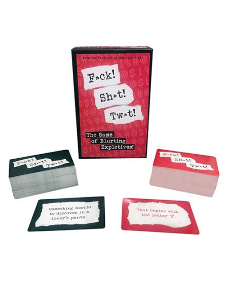 F Ck! Sh T! Tw T! Card Game | XXXToyz-R-Us.com