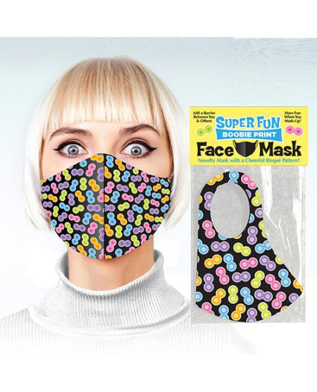 Super Fun Boobie Print Mask | XXXToyz-R-Us.com