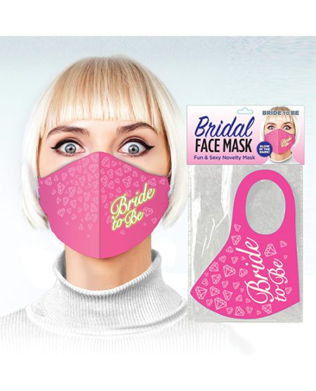 Bride To Be Face Mask - Pink | XXXToyz-R-Us.com