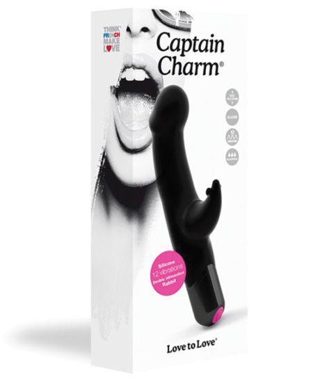 Love To Love Captain Charm Rabbit - Black