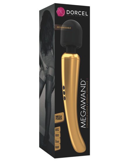 Dorcel Megawand Rechargeable Wand - Gold | XXXToyz-R-Us.com