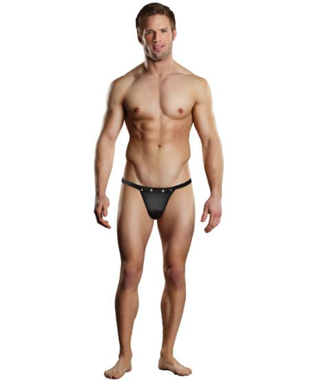 Male Power Bong Thong Black L/xl