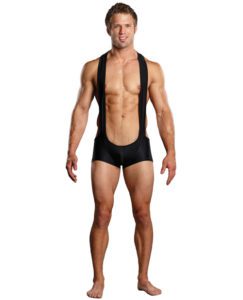 Male Power Sling Short Black L/xl