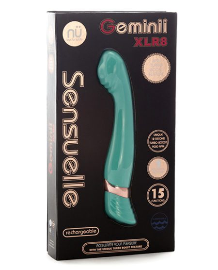 Nu Sensuelle Geminii Xlr8 Turbo Boost G Spot - Electric Blue