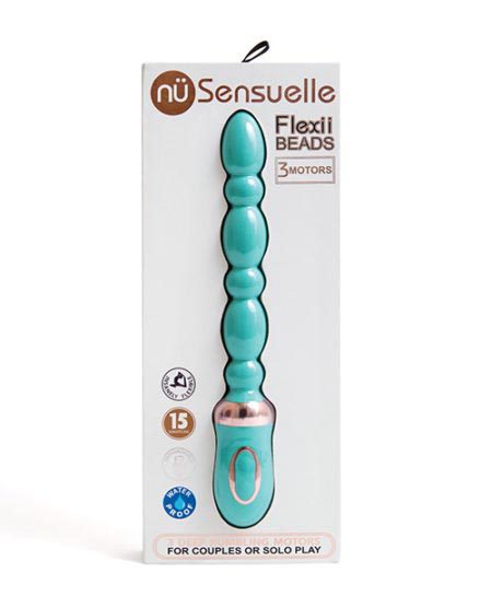 Nu Sensuelle Flexii Beads - Electric Blue | XXXToyz-R-Us.com