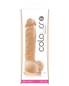 Colours Pleasures 5" Dildo W/suction Cup - Flesh