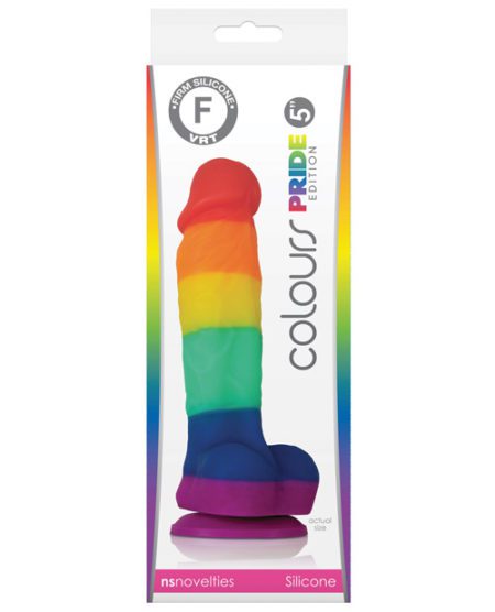 Colours Pride Edition 5" Dong W/suction Cup | XXXToyz-R-Us.com