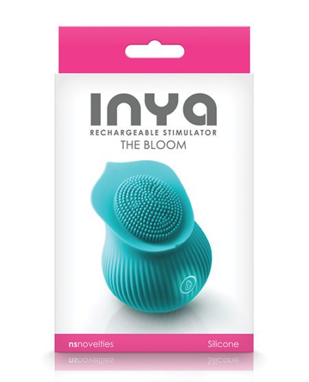 Inya The Bloom Rechargeable Tickle Vibe - Teal | XXXToyz-R-Us.com