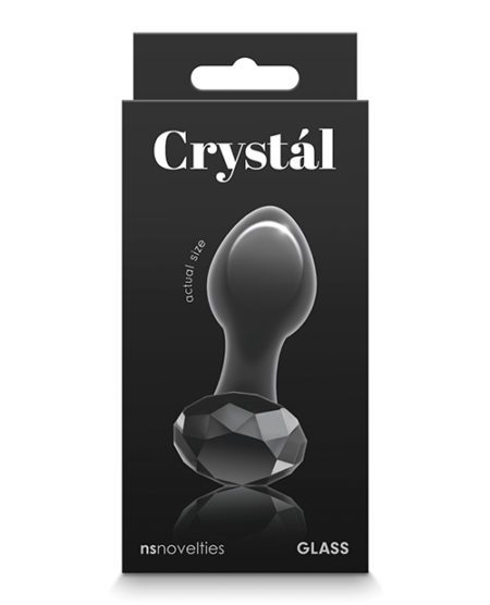Crystal Gem Butt Plug - Black | XXXToyz-R-Us.com