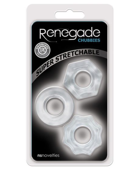 Renegade Chubbies 3 Pack - Clear | XXXToyz-R-Us.com