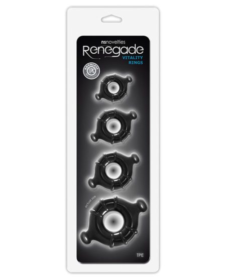Renegade Vitality Rings - Black | XXXToyz-R-Us.com